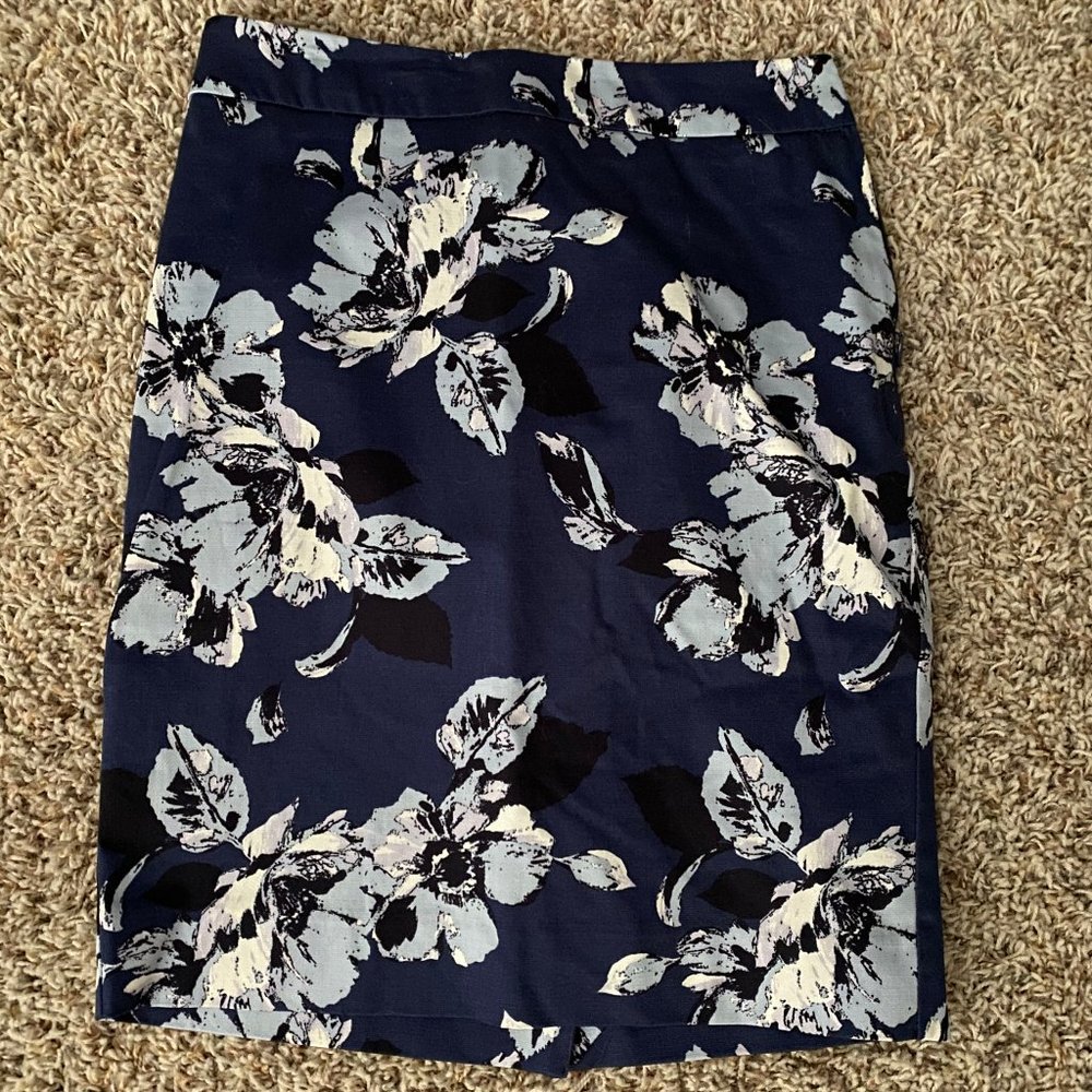 Floral Pencil Skirt
